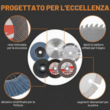 Carica l'immagine nel visualizzatore di Gallery, 6 Pezzi Dischi da Taglio 75mm per Mini Smerigliatrice Angolare, Foro 10mm, Set Lame per Metallo, Legno, Acciaio Inox, Pi
