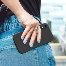 Carica l'immagine nel visualizzatore di Gallery, YLK Cover per iPhone XR Custodia in Silicone Liquido Ultra Sottile con Rivestimento in Morbido Tessuto in Microfibra, Cu