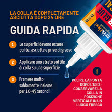 Carica l'immagine nel visualizzatore di Gallery, WoldoClean Colla Istantanea Universale Gel 50g - Extra Forte Attaccatutto