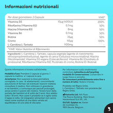 Carica l'immagine nel visualizzatore di Gallery, Nutravita L-Carnitina - 150 Capsule Vegane