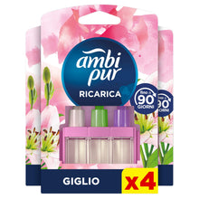 Carica l'immagine nel visualizzatore di Gallery, Ambi Pur 3Volution Profumatore Elettrico, 4 Ricariche, Giglio