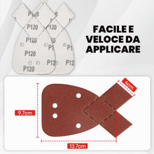 Carica l'immagine nel visualizzatore di Gallery, SHALL 120 fogli abrasivi, cuscinetti per levigatrice per mouse, 2 testine abrasive sostituibili, grane assortite 40/60/8
