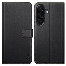 Carica l'immagine nel visualizzatore di Gallery, Ganbary Cover Compatibile con Samsung Galaxy A17/A18 4G/5G, Premium Pelle PU Flip Libro Custodia [Protezione Completa] [