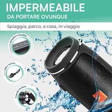 Carica l'immagine nel visualizzatore di Gallery, tempo di saldi Cassa Bluetooth Portatile Ricaricabile USB con Microfono Integrato, Mini Cassa Audio Speaker Bluetooth Im