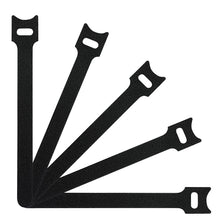 Carica l'immagine nel visualizzatore di Gallery, Amazon Basics Fascette stringicavo regolabili, per organizzare i cavi, 100 pezzi, Nero