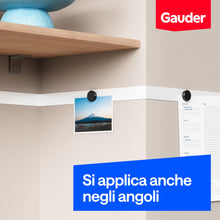 Carica l'immagine nel visualizzatore di Gallery, GAUDER Nastro metallico autoadesivo per magneti (1 m x 35 mm)