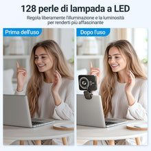 Carica l'immagine nel visualizzatore di Gallery, 128 Luce per Foto, 3000mAh Magnetica Luce per Video con 3 Modalità e 10 Livelli di Luminosità, 3000-6500K Luci Fotografi