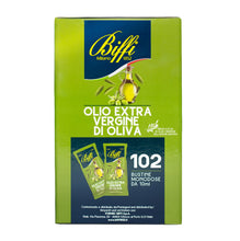 Carica l'immagine nel visualizzatore di Gallery, Biffi Olio Extra Vergine di Oliva Monodose, 102 Bustine Monoporzione da 10ml