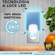 Carica l'immagine nel visualizzatore di Gallery, Raid Essentials Trappola Insetti Volanti Antimosche e Moscerini 2 Ricariche