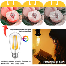 Carica l'immagine nel visualizzatore di Gallery, Lampadina LED E27 12W Luce Calda 2700K Equivalenti per Lampadina a Incandescenza da 120W,Dimmerabile Senza Sfarfallio,16