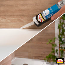 Carica l'immagine nel visualizzatore di Gallery, Pattex Bagni &amp; Cucine Original, Silicone trasparente sigillante antimuffa resistente all'acqua, Sigillante impermeabile 