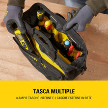 Carica l'immagine nel visualizzatore di Gallery, STANLEY 1-93-330 Borsa portautensili 30 x 25 x 13 cm con base rigida
