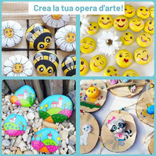 Carica l'immagine nel visualizzatore di Gallery, KAHEIGN 20 Pezzi Pietre per Pittura, 1,9KG 5-8CM Ciottoli Piatti per Dipinte Pietre Lisce Naturali Grandi Rocce di Fiume