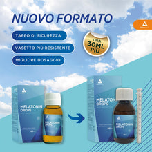 Carica l'immagine nel visualizzatore di Gallery, Melatonina pura in gocce 90ml |Melatonina bambini e adulti per Dormire Meglio |Aiuta con l’insonnia| Gocce per dormire e