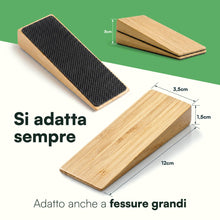 Carica l'immagine nel visualizzatore di Gallery, Fermaporta da Pavimento - Ferma Porta da Pavimento Legno - Blocca Porta