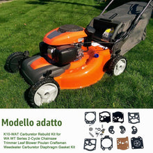 Carica l'immagine nel visualizzatore di Gallery, 2 Pezzi Kit Riparazione Carburatore con Membrane e Guarnizioni per Serie WA WT WY WZ, Compatibile con K10-WAT 95-526, Ri