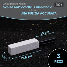 Carica l'immagine nel visualizzatore di Gallery, BROX® Pietra Pomice WC 3 Pezzi – Detergente per WC contro il Calcare e Incrostazioni di Urina – Pumice Stone Toilet – Pi