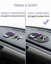 Carica l'immagine nel visualizzatore di Gallery, Tappetino Antiscivolo Auto, 1 Pezzo Silicone Trama a Croce, Supporto Universale Smartphone, Protezione Cruscotto UV e Pr