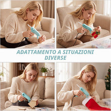Carica l'immagine nel visualizzatore di Gallery, DEKOPRO 20W Pistola Colla Calda con 60 Colla Stick, Blu
