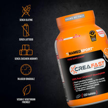 Carica l'immagine nel visualizzatore di Gallery, NAMEDSPORT CREAFAST 120 Compresse Gastroresistenti Bifasiche | Creatina Monoidrato 3 g Per Dose | Sviluppo Massa Muscola