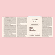 Carica l'immagine nel visualizzatore di Gallery, Tummy Tox Her Desire - Integratore Libido Femminile Naturale, 60 Capsule