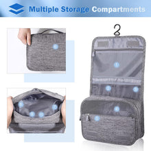 Carica l'immagine nel visualizzatore di Gallery, AiQInu Beauty Case da Viaggio, Borsa da toilette da viaggio per Donna Uomo,impermeabile Beauty Case con Gancio per Appendere per Organizzare Oggetti Personali Accessori