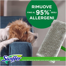 Carica l'immagine nel visualizzatore di Gallery, Swiffer 3D, Starter Kit Manico Scopa + 8 Panni Pavimenti + 3 Lavapavimenti
