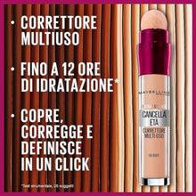 Carica l'immagine nel visualizzatore di Gallery, Maybelline New York Correttore Multi-Uso, Idratante e con Coprenza Modulabile, Imperfezioni e Occhiaie Coperte, Con Bacc
