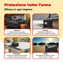 Carica l'immagine nel visualizzatore di Gallery, Roshield 2 X PRO Scatola di Esche e trappole per Topi e ratti|Scatola Killer|Blocchi Anti-Topo per Esterni e Interni|tra