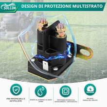 Carica l'immagine nel visualizzatore di Gallery, 812-1211-211 Interruttore A Relè Solenoide 12 V 3 terminali per trattorini falciatrici MTD 725-1426 925-1426 925-1426A 7