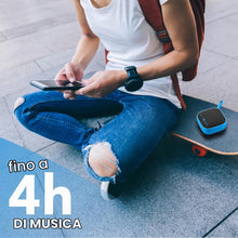 Carica l'immagine nel visualizzatore di Gallery, Music Sound - MINI - Speaker Bluetooth - Potenza 3 WATT - Play Time 4 ore - Compatto e portatile - Finiture in tessuto m