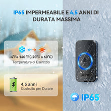 Carica l'immagine nel visualizzatore di Gallery, Campanelli Wireless, TeckNet Campanello Senza Fili Portatile Wireless Doorbell, 60 Suonerie, Indicatori LED, 400M Operat