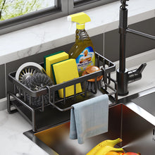 Carica l'immagine nel visualizzatore di Gallery, ViWaVee Organizer Cucina per Lavello con Vaschetta di Scarico Autodrenante, Adatto per Porta Spugne, Asciugamani, Porta 