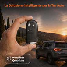Carica l'immagine nel visualizzatore di Gallery, Guscio Chiave Auto per Jeep Renegade per Fiat 500X, 1 Pezzo Custodia Sostitutiva con Kit Attrezzi (Nero)
