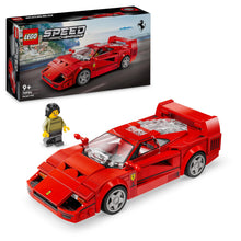 Carica l'immagine nel visualizzatore di Gallery, LEGO Speed Champions Supercar Ferrari F40, Modellino di Auto Sportiva da Costruire, Macchina Giocattolo da Collezione con Minifigure del Pilota, Giochi per Bambini e Bambine da 9 Anni in su 76934