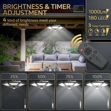 Carica l'immagine nel visualizzatore di Gallery, yowin Lampada Solare da Esterno ed Interno 180 LED Lampada