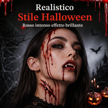 Carica l'immagine nel visualizzatore di Gallery, Sangue Finto Lavabile Trucchi Halloween Viso Make up Kit