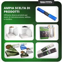 Carica l'immagine nel visualizzatore di Gallery, ToolSpace 50x Sacchi in Rafia Polipropilene 50×85 cm Sacchi Resistenti per Carico Pesante 25 kg Edilizia Cantiere Smalti