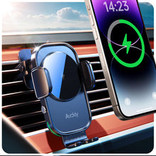 Carica l'immagine nel visualizzatore di Gallery, Auckly Qi 15W Caricatore Wireless Auto,Auto-Bloccaggio Supporto Telefono Auto, Ricarica Wireless Auto per iPhone 13/14/1