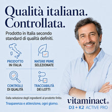 Carica l'immagine nel visualizzatore di Gallery, Vitamina D3+K2 (Dura 1 anno e 4 mesi) 500 Microcompresse – ELETTO PRODOTTO DELL’ANNO 2026 - Senza Biossido di Silice, Vi