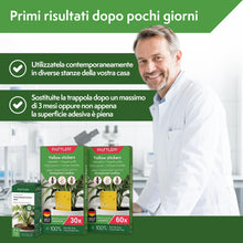 Carica l'immagine nel visualizzatore di Gallery, Pattler Trappola Moscerini per Piante da Interno – 60 Pezzi. Trappole Cromotropiche Gialle Adesive a Doppio Lato, Anti M