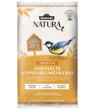 Carica l'immagine nel visualizzatore di Gallery, Dehner Natura Premium mangime per Uccelli, Semi di Girasole Non decorticati, Mangime integrativo per Alimentazione Tutto