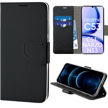 Carica l'immagine nel visualizzatore di Gallery, N NEWTOP Cover Compatibile con REALME C53 - C51 - NARZO N53, HQ Lateral Custodia Libro Flip Chiusura Magnetica Portafogl