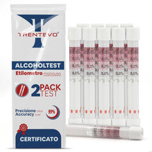 Carica l'immagine nel visualizzatore di Gallery, 10x Alcol Test USA e Getta Certificato Portatile e Affidabile