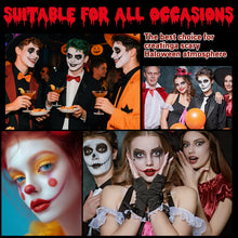 Carica l'immagine nel visualizzatore di Gallery, Trucchi Halloween Kit Make Up con Sangue Finto Lavabile e Cera Cicatrici
