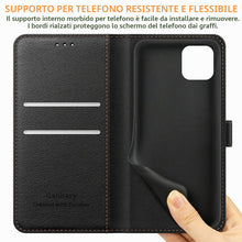 Carica l'immagine nel visualizzatore di Gallery, Ganbary Cover compatibile con Samsung Galaxy A22 5G (Non per A22 4G), Premium Pelle PU Portafoglio Flip Libro Custodia p