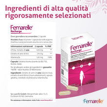 Carica l'immagine nel visualizzatore di Gallery, Femarelle Recharge Capsule per Menopausa