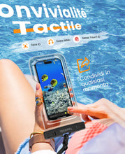 Carica l'immagine nel visualizzatore di Gallery, Custodia Impermeabile Smartphone 2 Pezzi, IPX8 Tocco Sensibile Borsa Impermeabile con cordino, Cover Subacquea per iPhon