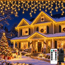 Carica l'immagine nel visualizzatore di Gallery, Luci Natale Esterno 12.5M 240 LED, Catena luminosa LED con Timer 8 Modi
