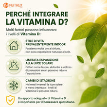 Carica l'immagine nel visualizzatore di Gallery, NutrexLab –Vitamina D3 K2 Integratore - 365 Microcompresse 1 Anno di Scorta, Vitamina D 2000 UI e Vitamina K MK-7 100µg 